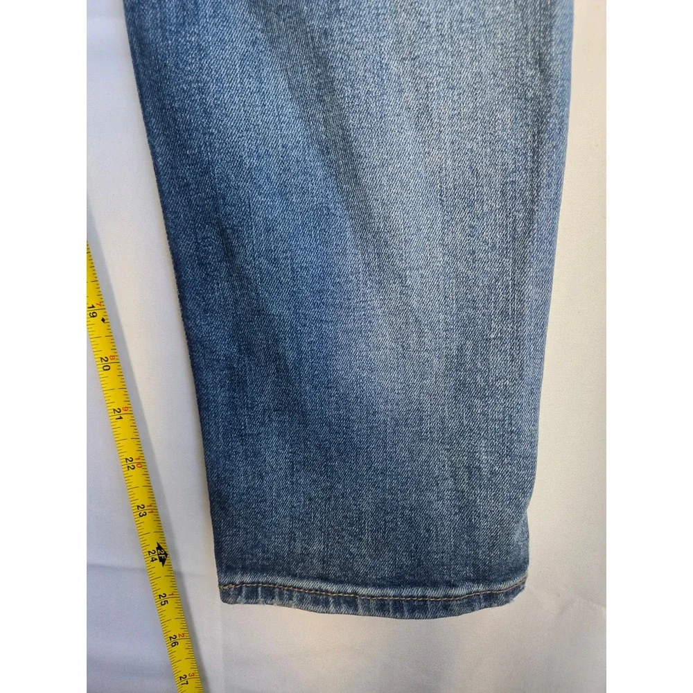 Gap  Best Girlfriend Jeans Womens Blue Medium Relaxed Mid Straight